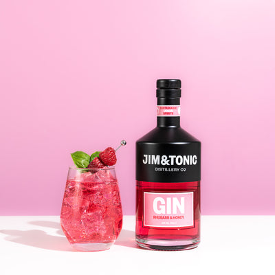 Gin & Tonic Kit: Rhubarb & Honey Gin